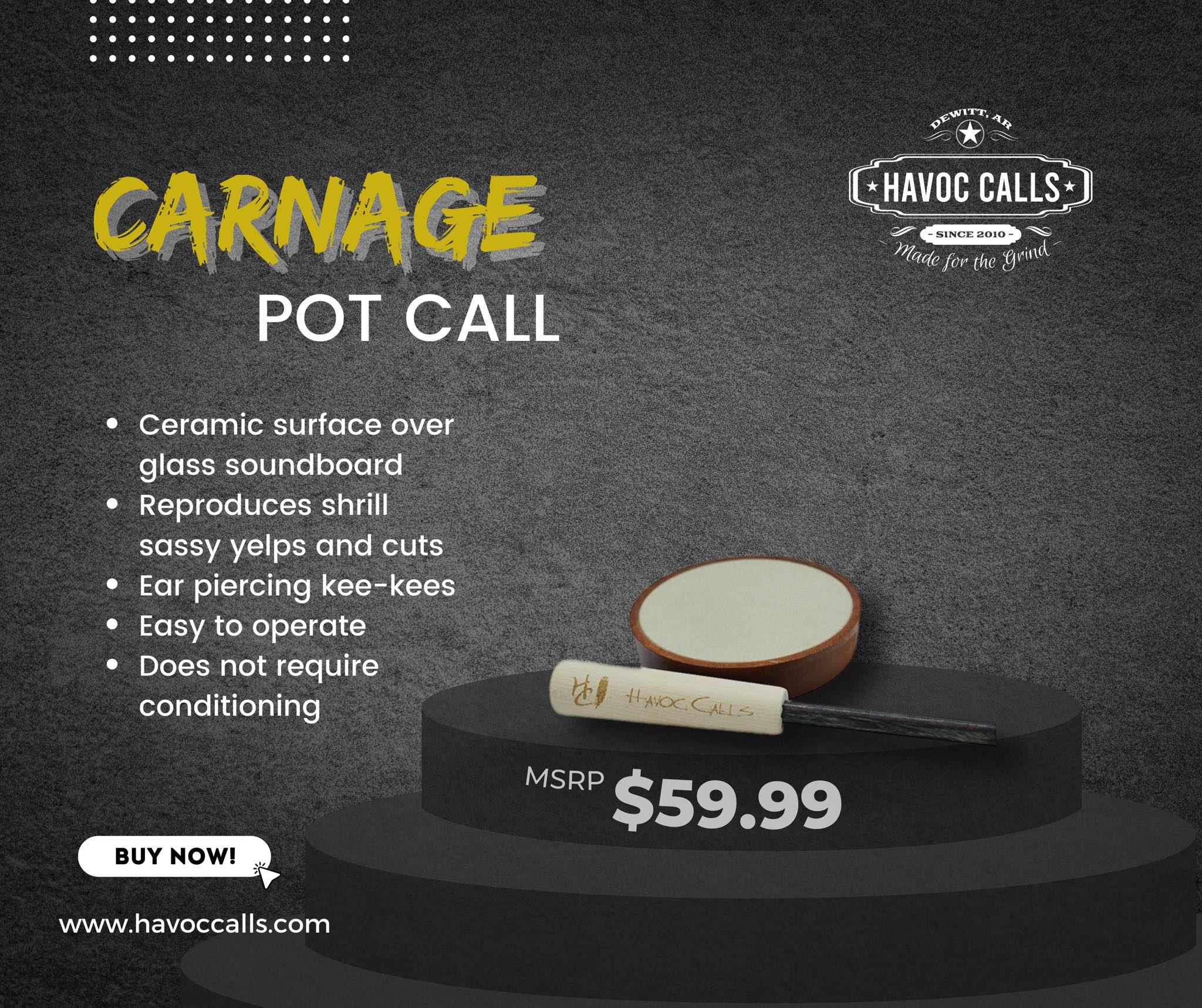 Carnage Pot Call