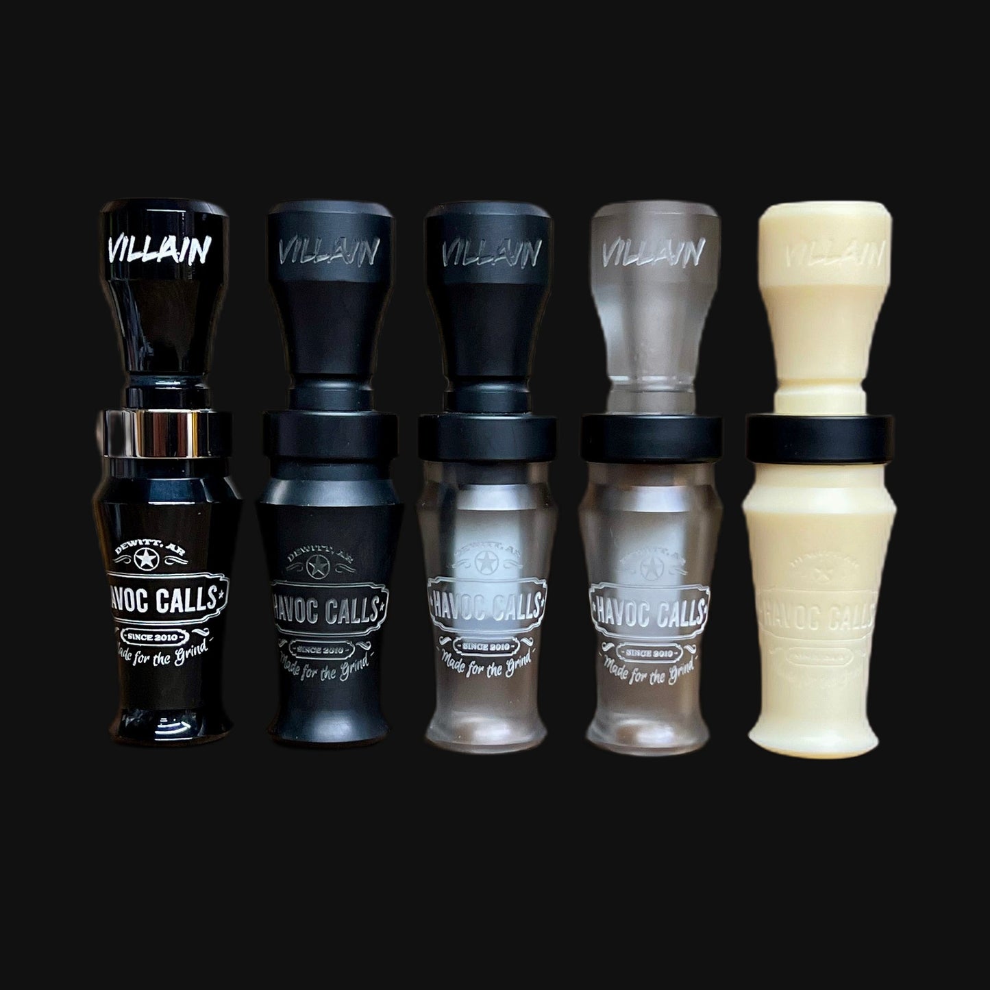 Acrylic Villain Double Reed Duck Call